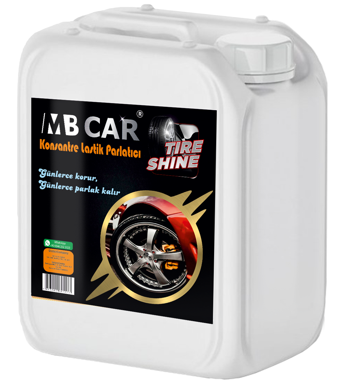 MB CAR Lastik Parlatıcı Solüsyon 5 KG