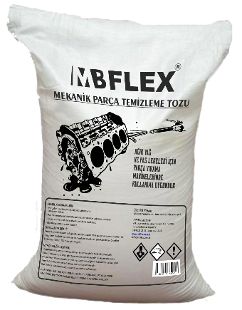 MBFLEX Sanayi 20 KG Mekanik Parça Yıkama Tozu + 7 KG El Temizleme Kremi Avantaj Seti