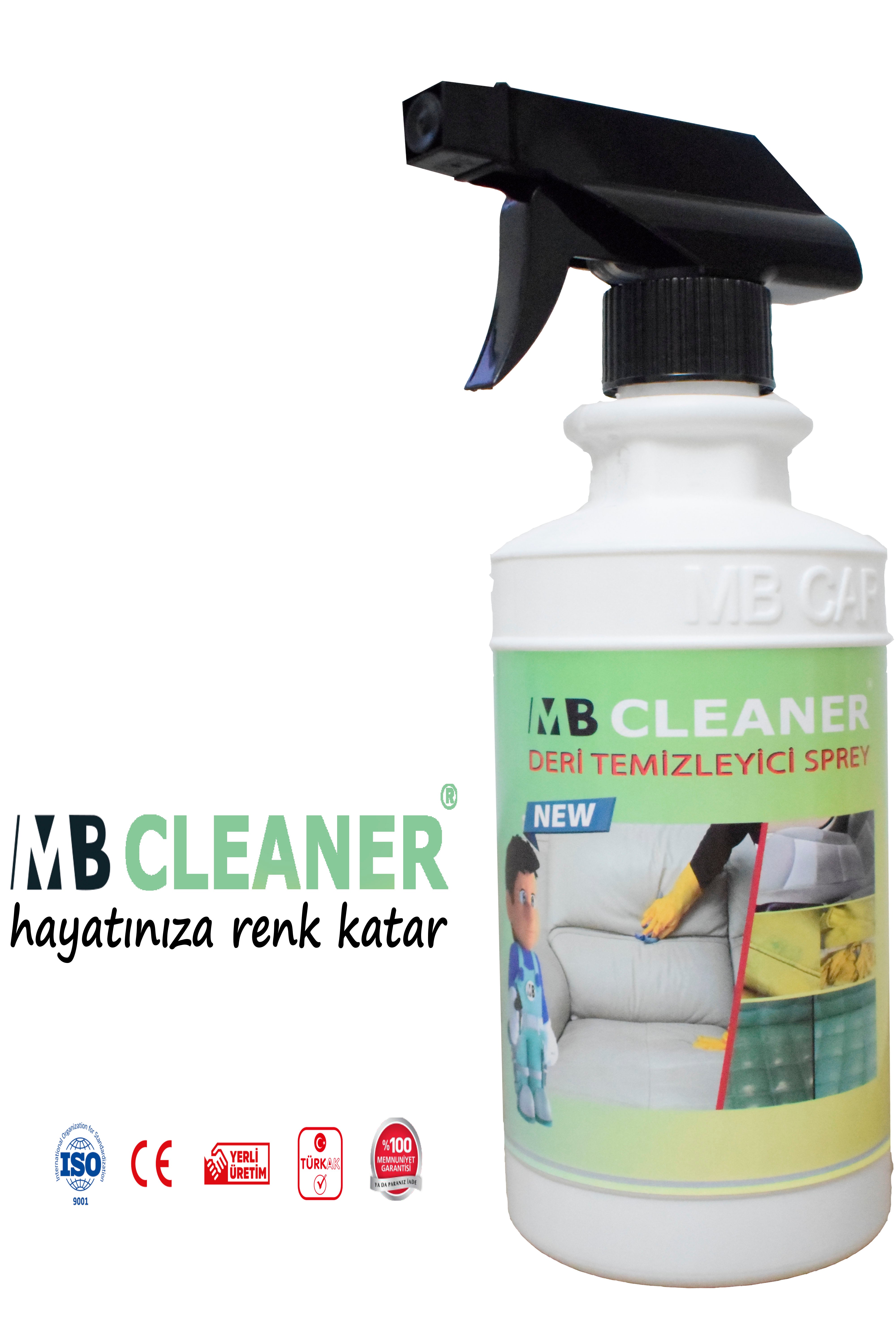 Deri Koltuk ve Döşeme Temizleyici Sprey 500 ml