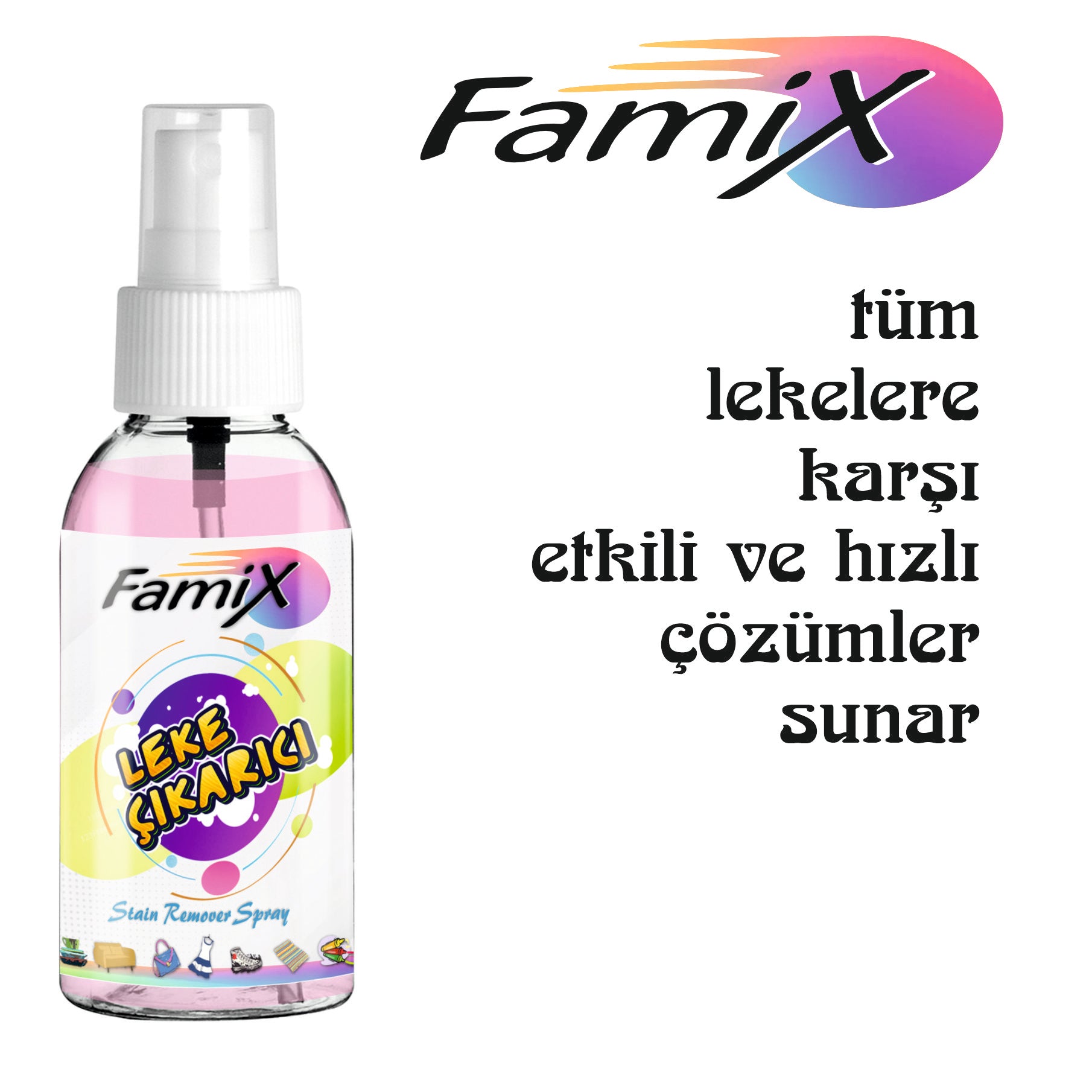 Famix Hassas Yüzeyler İçin Leke Çıkarıcı Sprey 750 ml