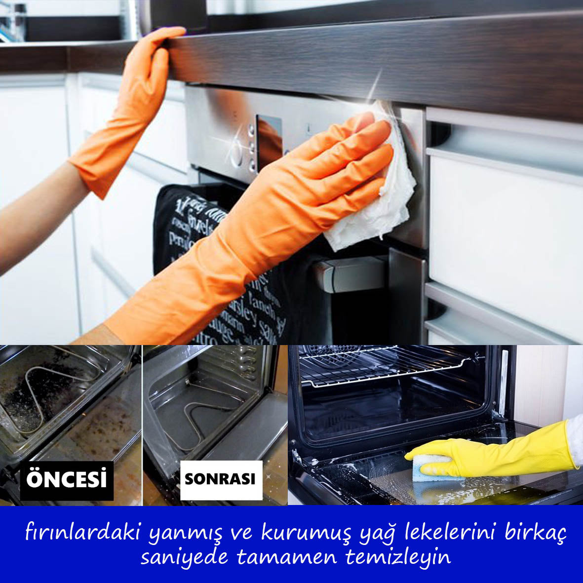 İnox Yüzey Temizleyici Sprey 500 ml