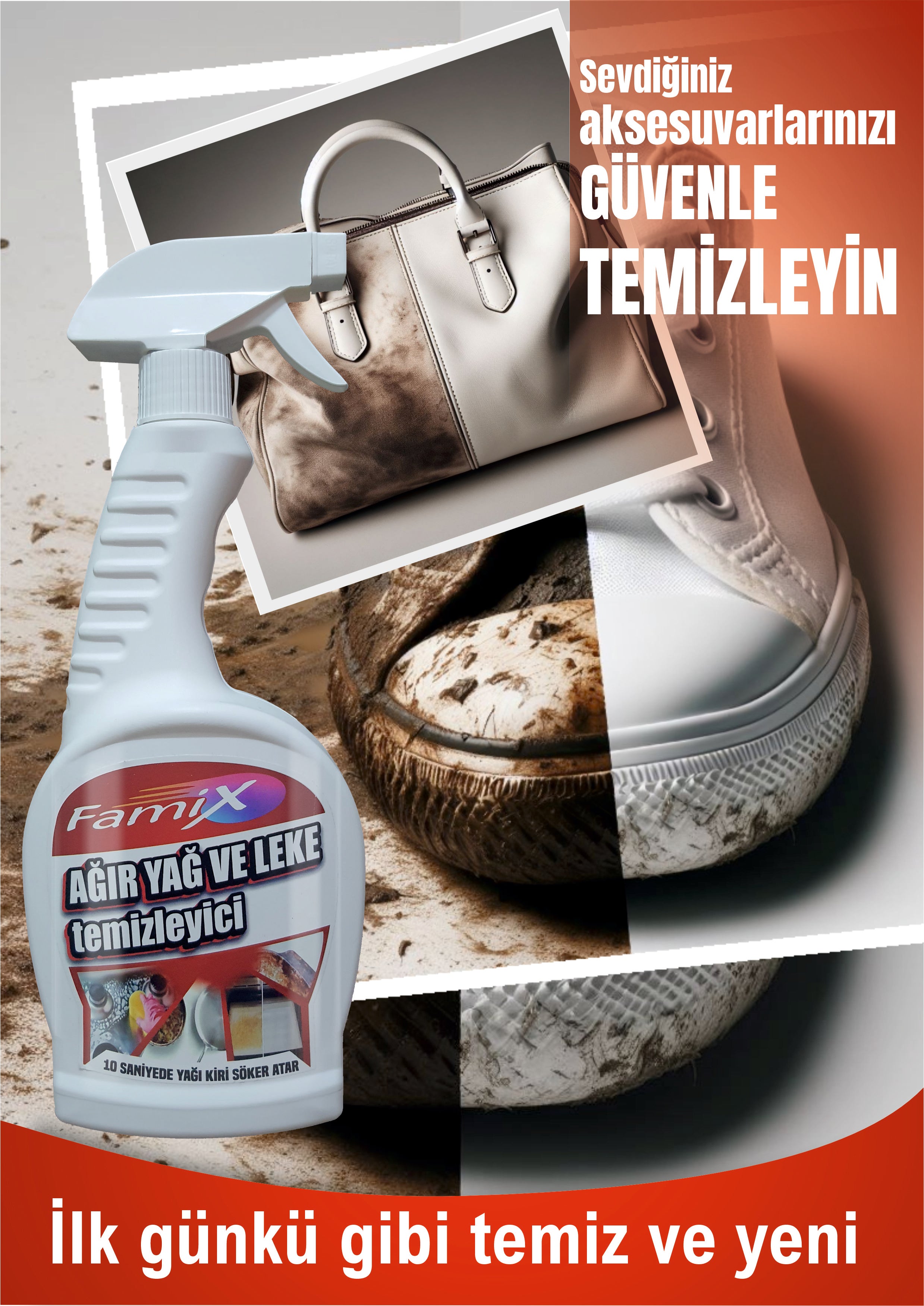 Famix Ağır Yağ ve Leke Temizleyici 750 ml