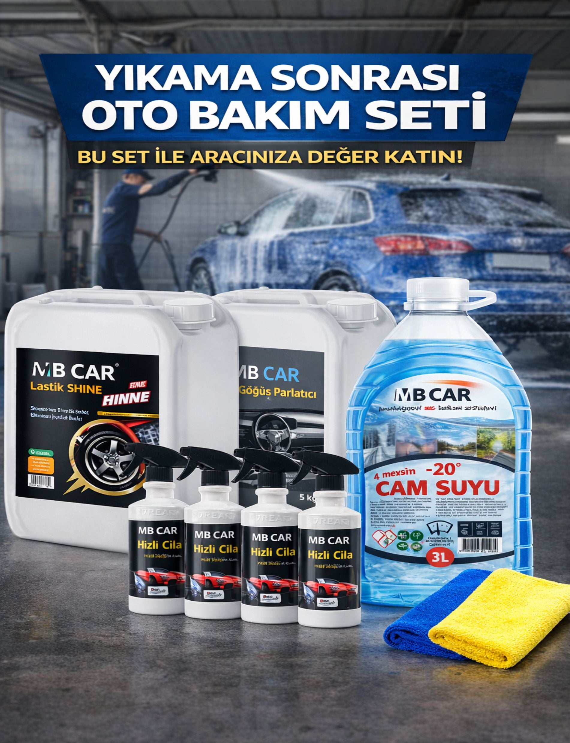 MB Car Yıkama Sonrası Bakım Seti