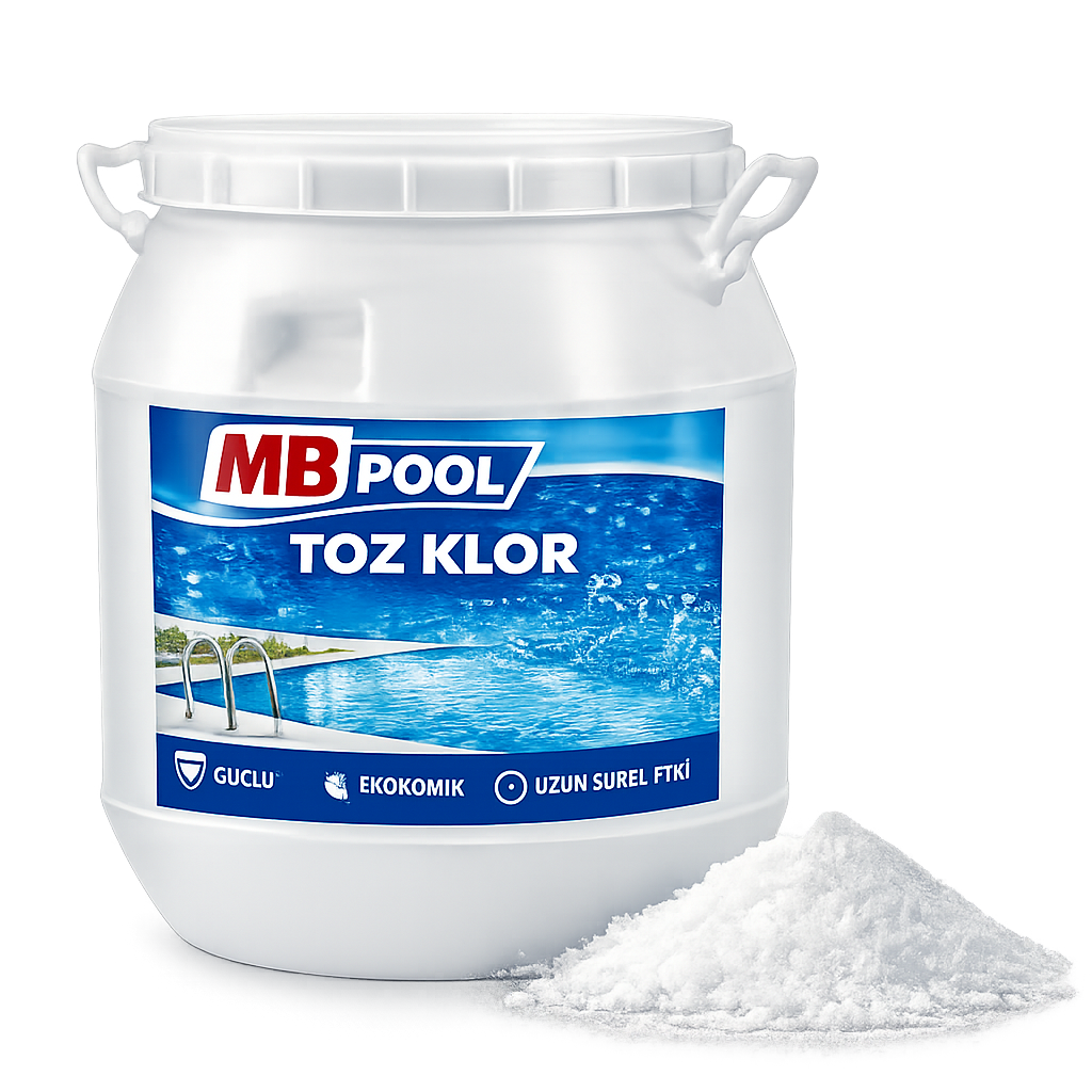 MB POOL TOZ KLOR %56  50 KG – HAVUZ SUYU DEZENFEKTANI (PROFESYONEL HAVUZ KLORU)