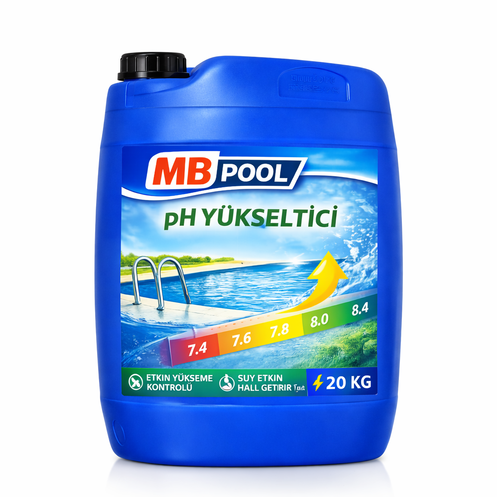MB Pool pH Yükseltici Havuz Kimyasalı 20 KG – Havuz Suyu pH Dengeleyici
