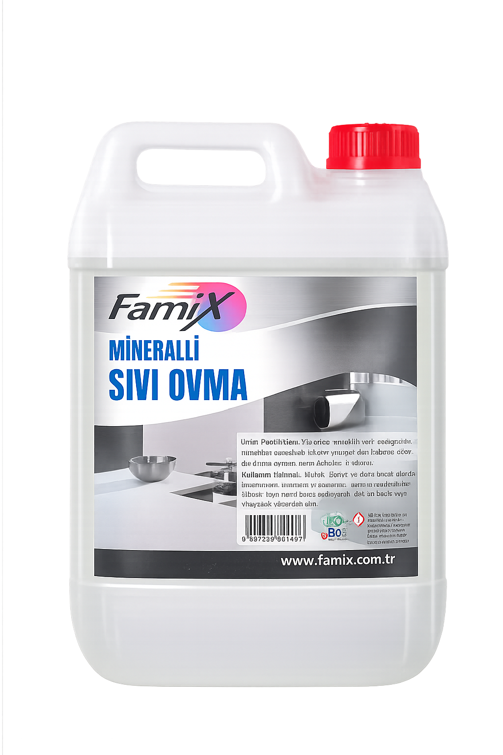 Famix Mineralli Sıvı Ovma Jeli 7 KG