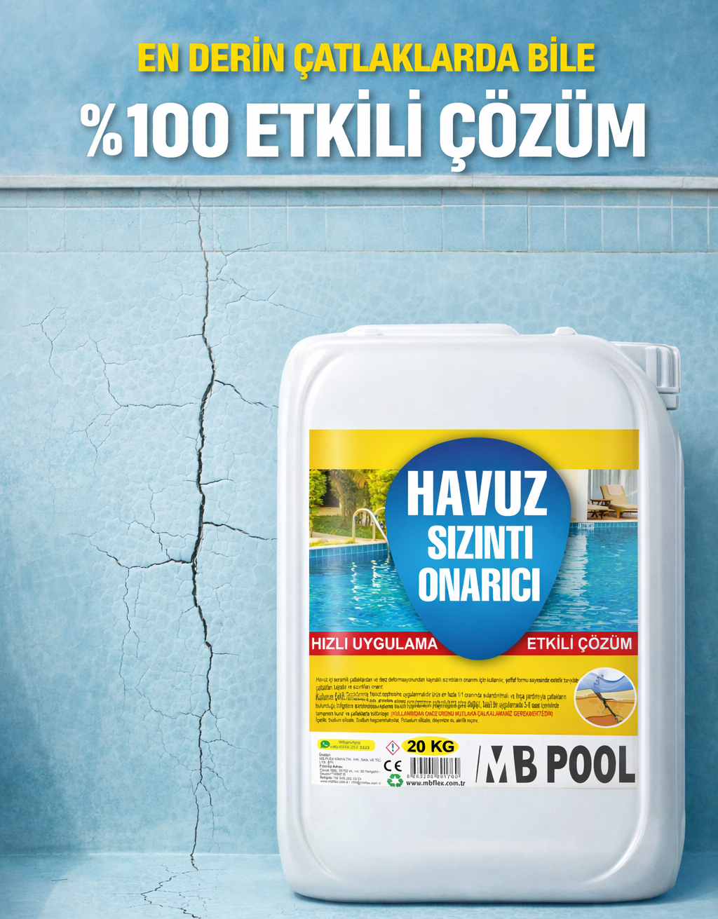 MB Pool Havuz Sızıntı Onarıcı 20 Kg