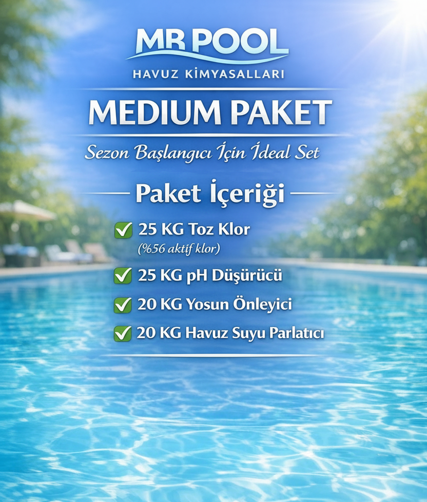 Mb Pool Havuz Kimyasalları Medium Paket