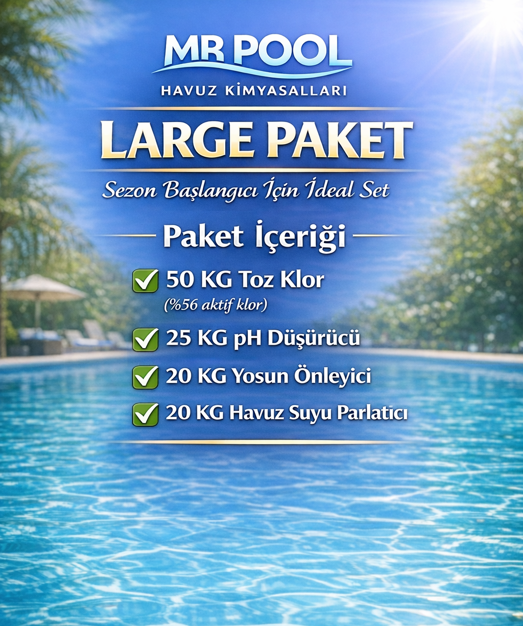 Mb Pool Havuz Kimyasalları Large Paket