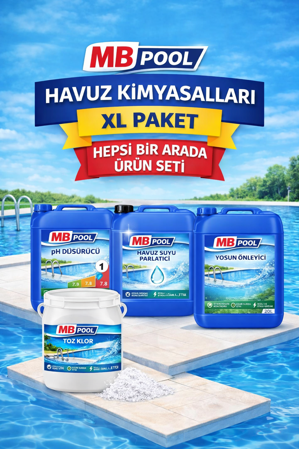 Mb Pool Havuz Kimyasalları Xl Paket