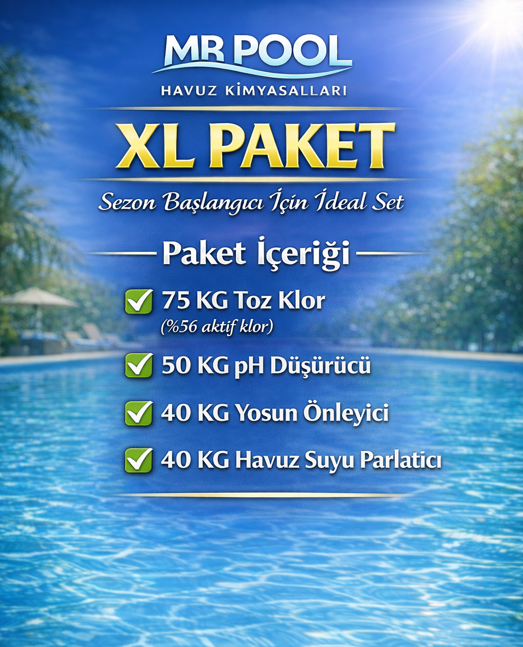 Mb Pool Havuz Kimyasalları Xl Paket