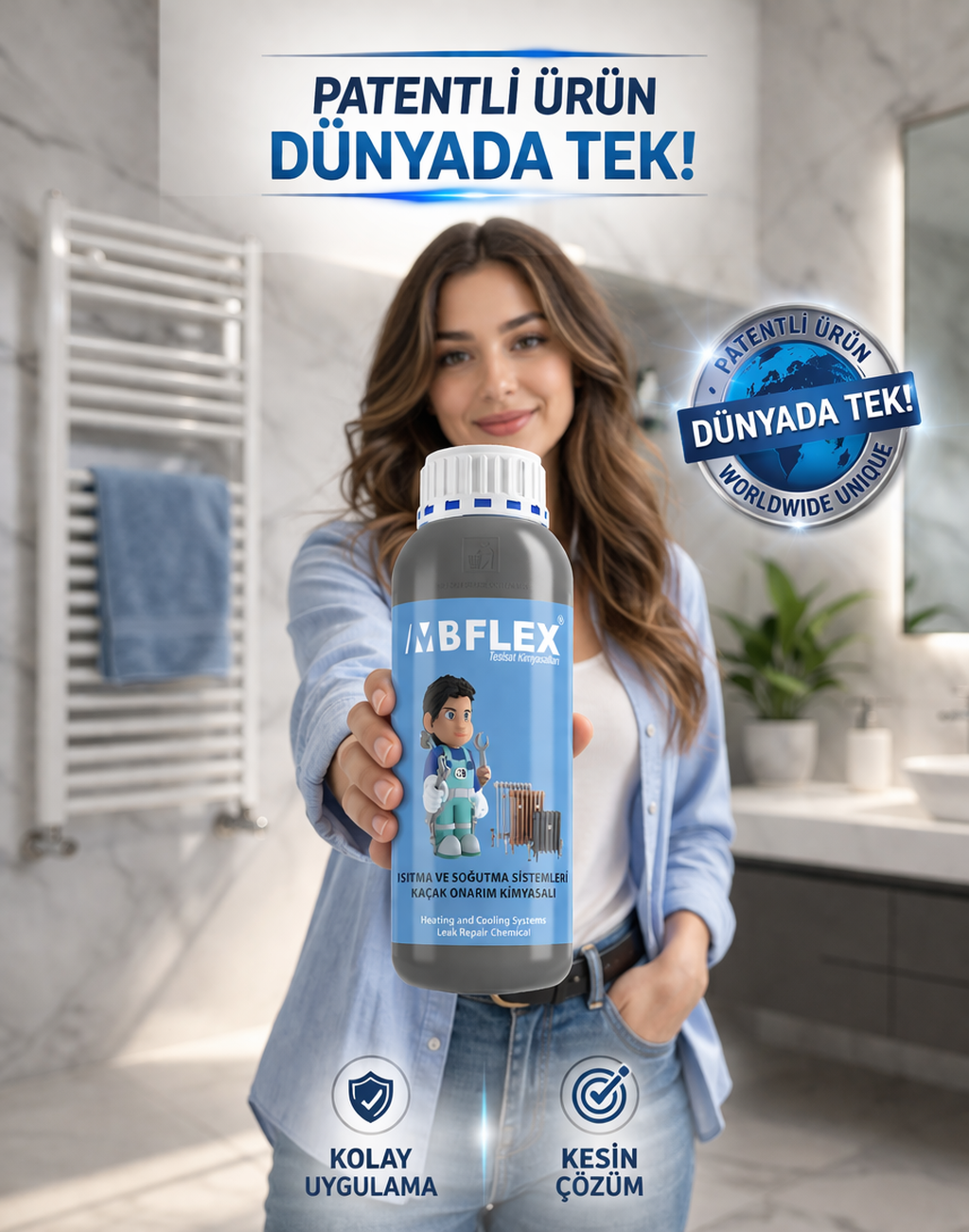 Isıtma ve Soğutma Sistemleri Kaçak Onarım Kimyasalı 1 Lt