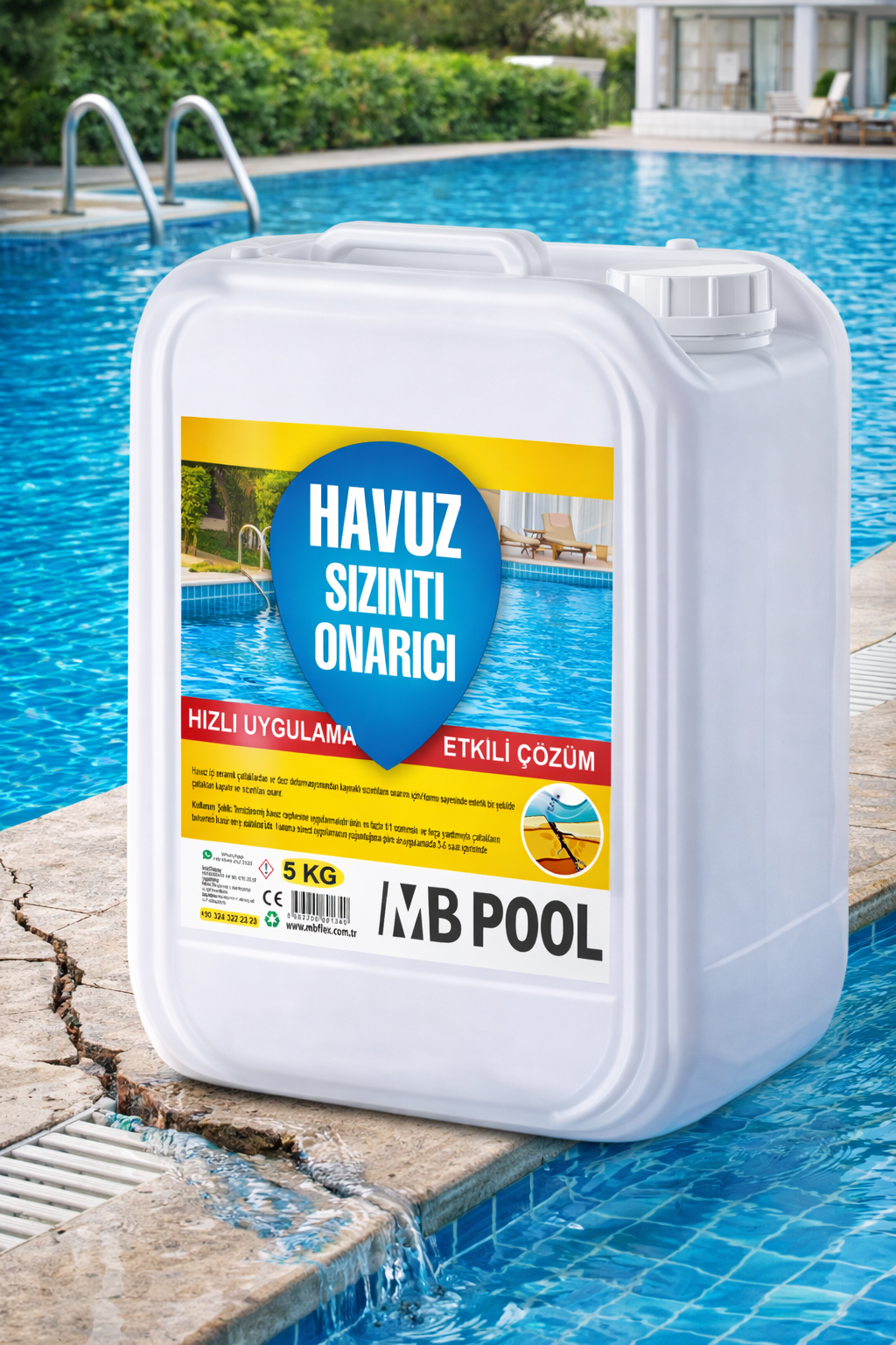 MB Pool Havuz Sızıntı Onarıcı-Çatlak Onarıcı 5 KG