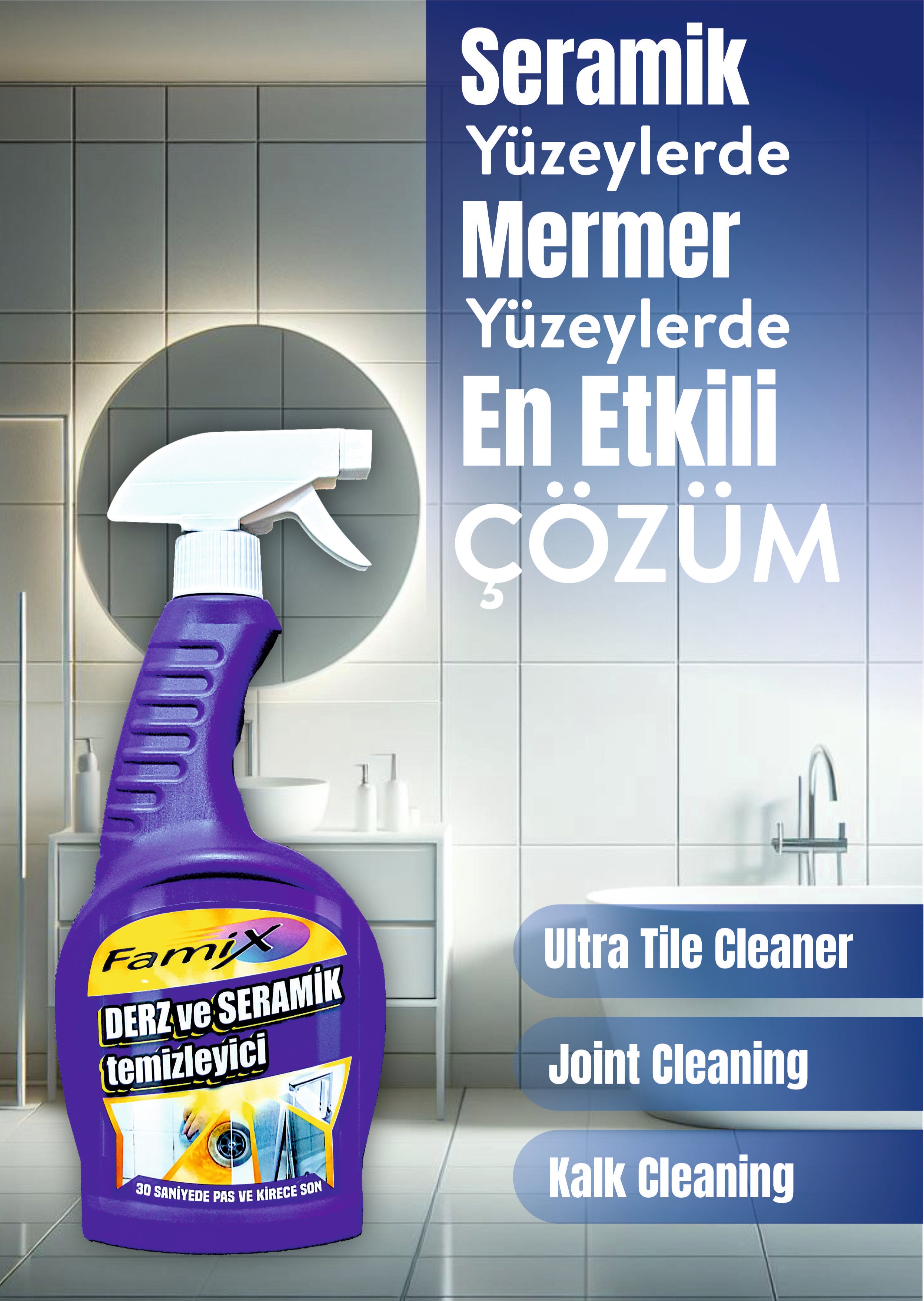 Famix Derz ve Seramik Temizleyici 750 ml