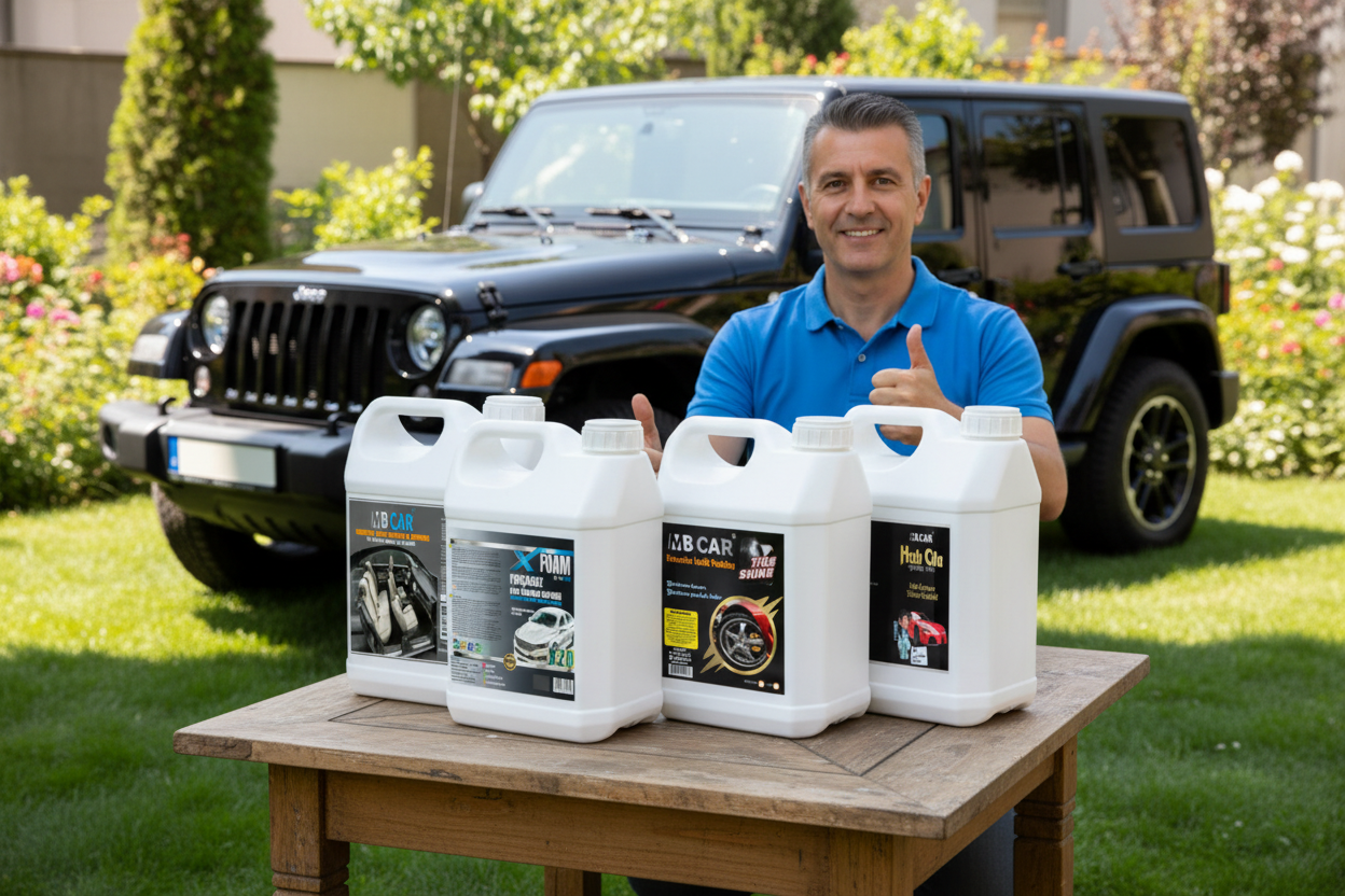 Mb Car 4'ü Bir Arada Oto Bakım Seti