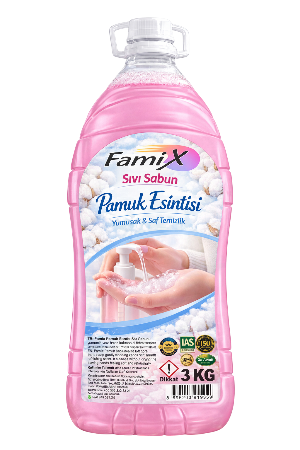 Famix Sıvı Sabun Pamuk Esintisi 3 kg