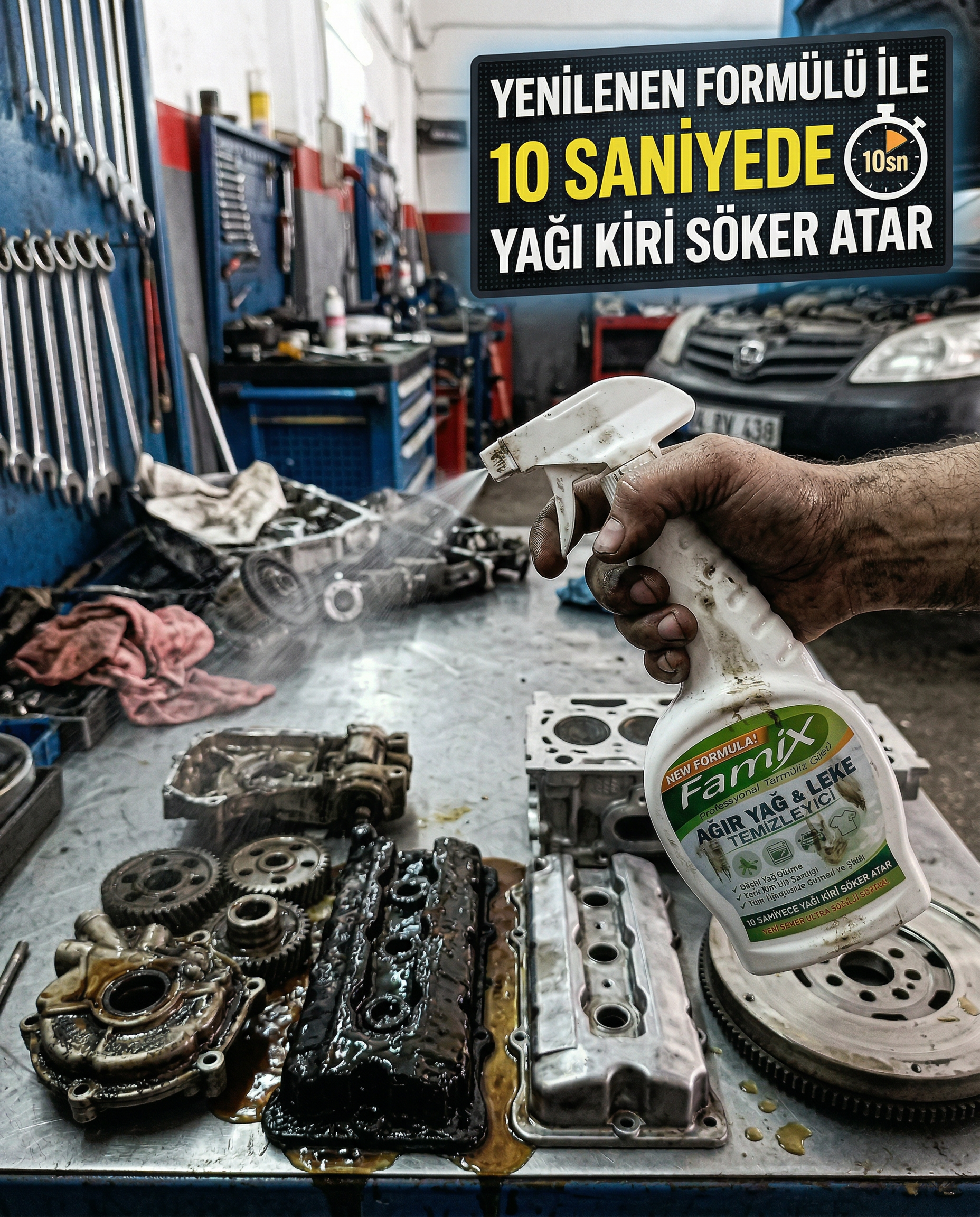 Ağır Yağ ve Leke Temizleyici 3 lü Fırsat Paketi
