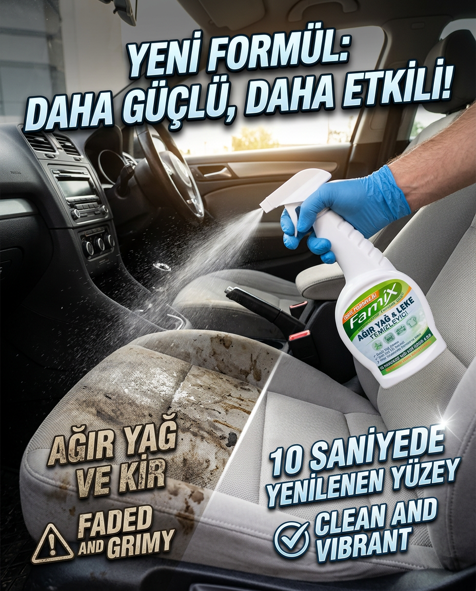 Ağır Yağ ve Leke Temizleyici 3 lü Fırsat Paketi