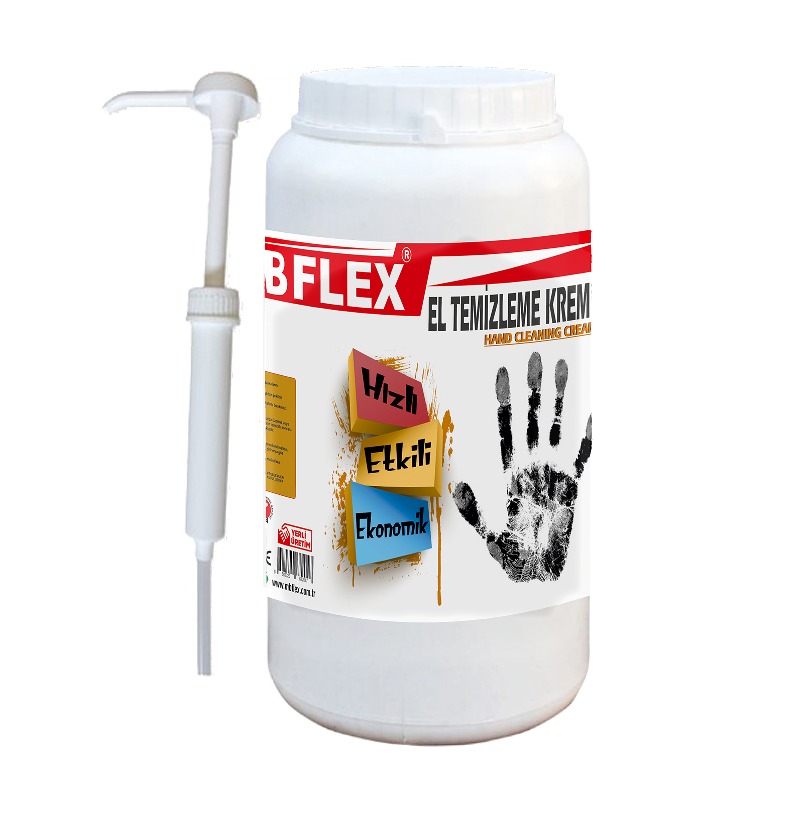 Endüstriyel El Temizleme Kremi Kavanoz 4 KG