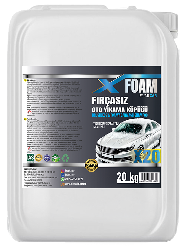 X20 Profesyonel Oto Köpüğü 10 'lu Kampanya Paketi