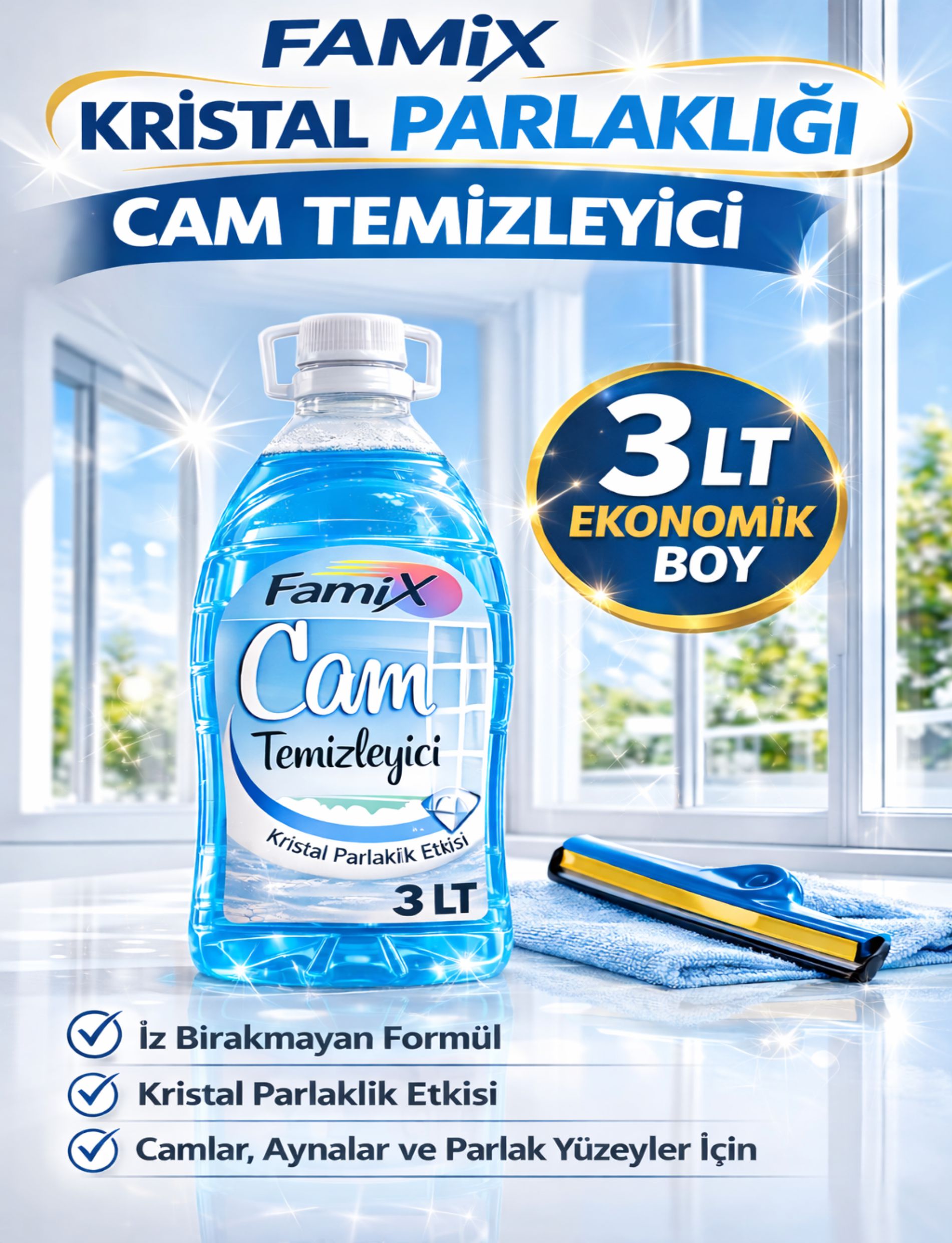 Famix 4 lü Genel Temizlik Seti