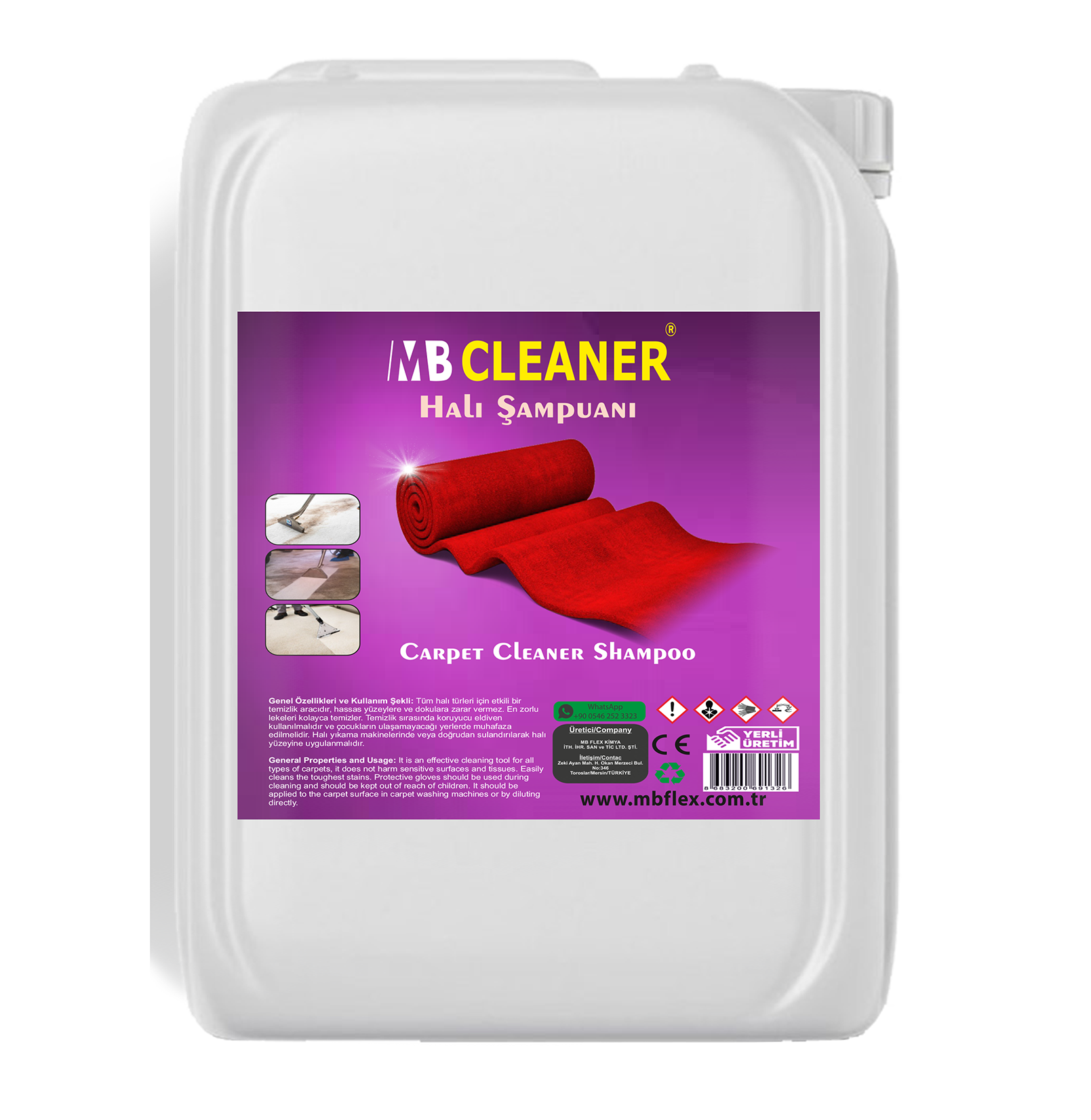 MB Cleaner Halı Şampuanı 20 Lt.
