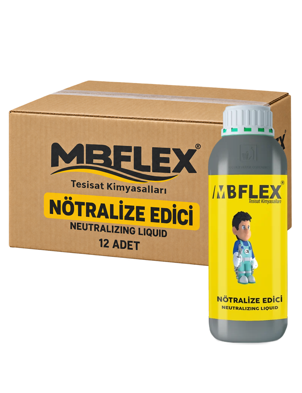 Asit Nötralize Edici (asit sıfırlayıcı) 1 koli (12 adet)