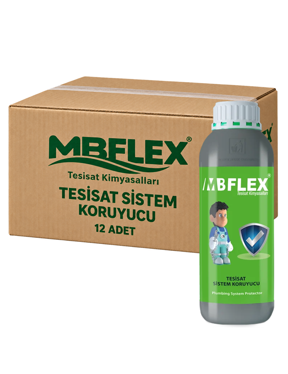 Tesisat Sistem Koruyucu 5+1 Koli Kampanyası (1 LT x 72 Adet)