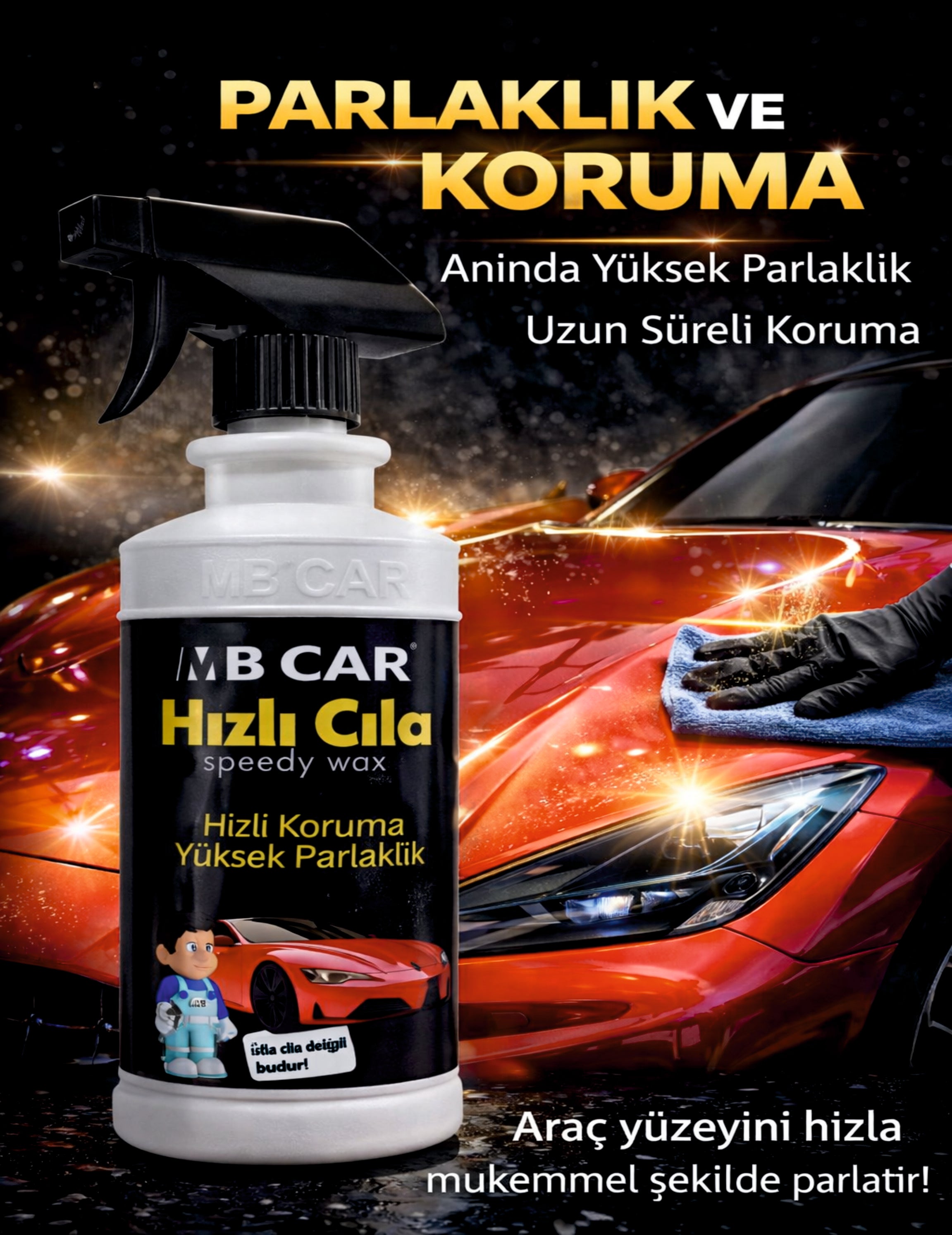 MB CAR Profesyonel Oto Bakım ve Temizlik Seti