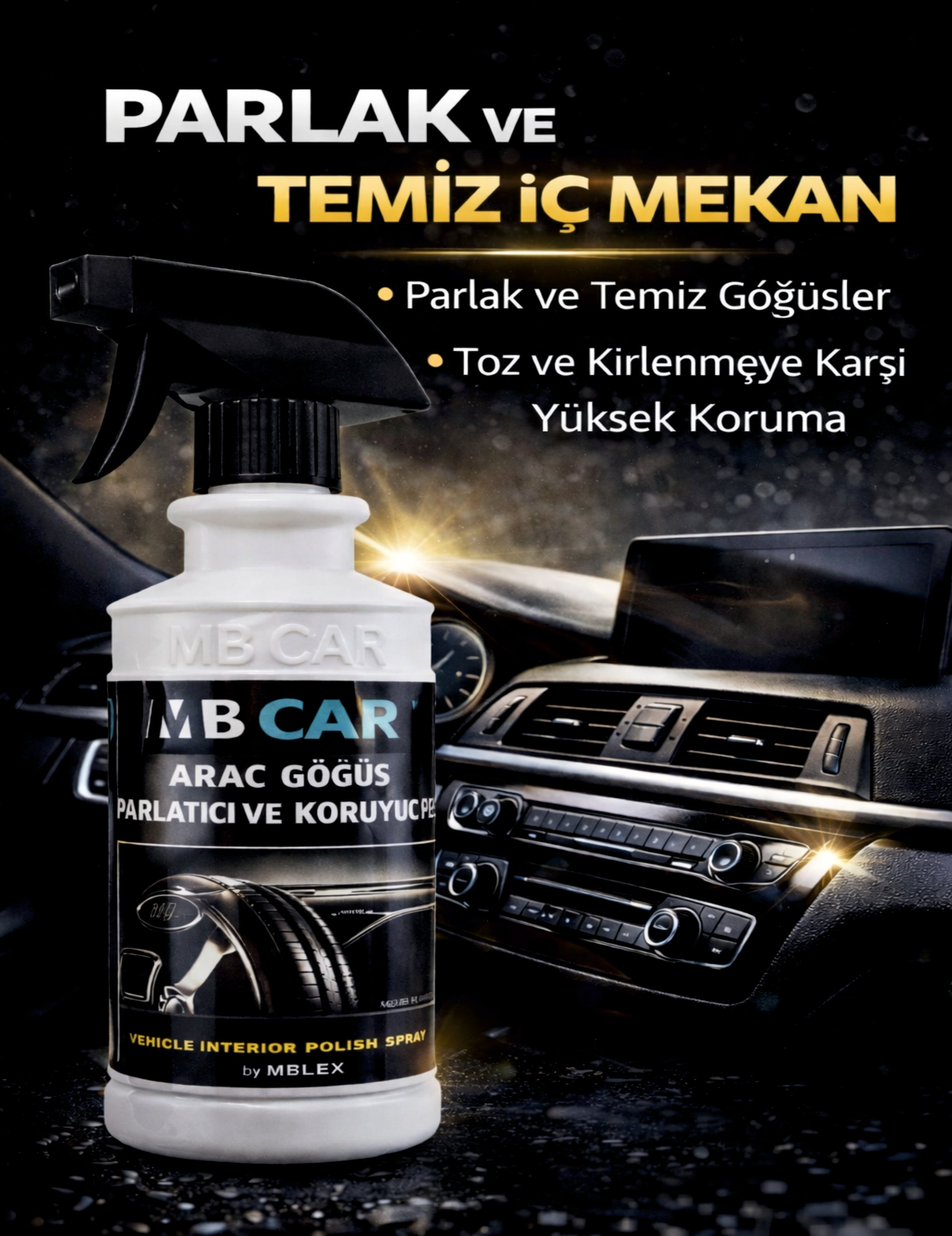 MB CAR Profesyonel Oto Bakım ve Temizlik Seti