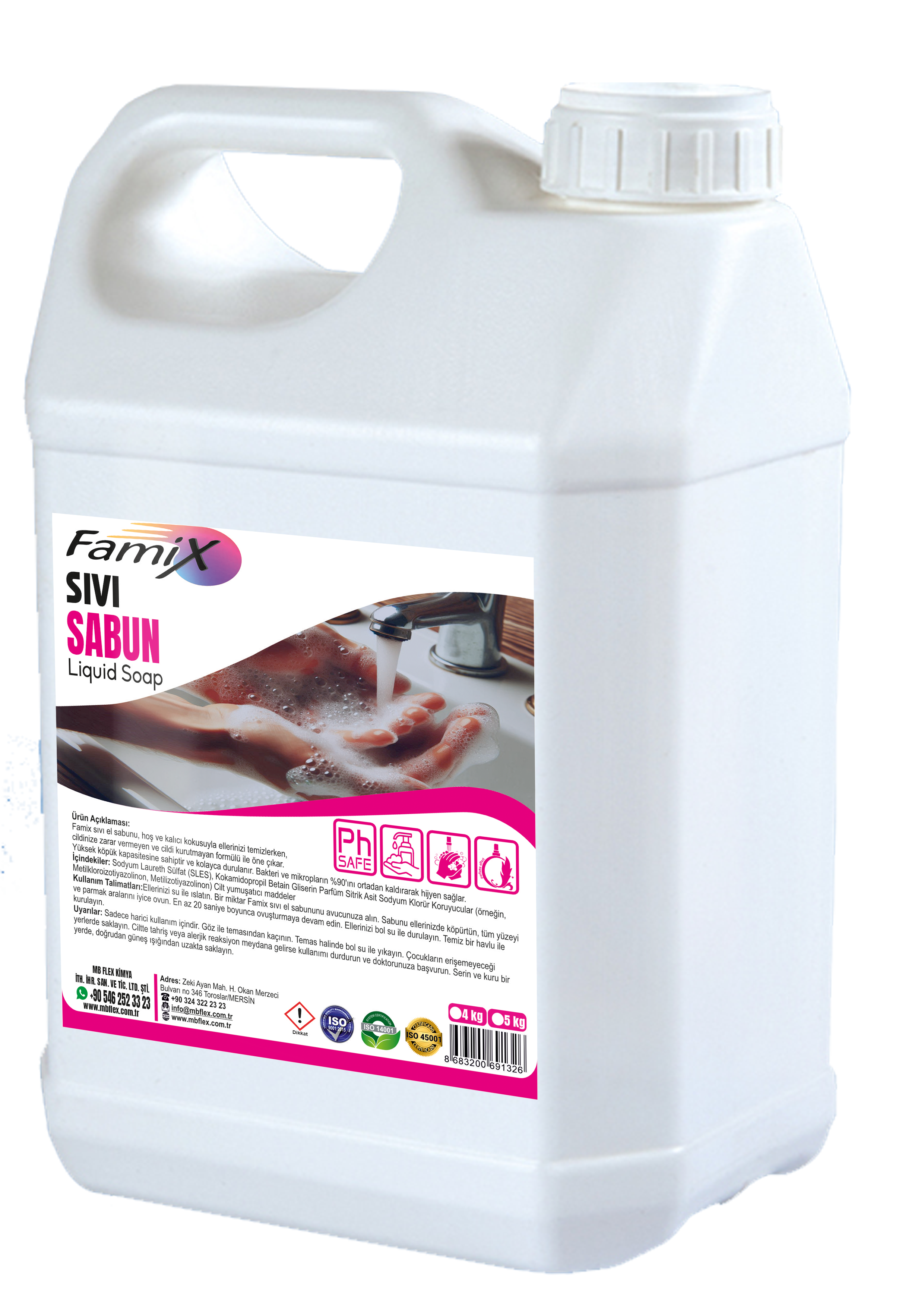 Famix Sıvı Sabun 5 KG