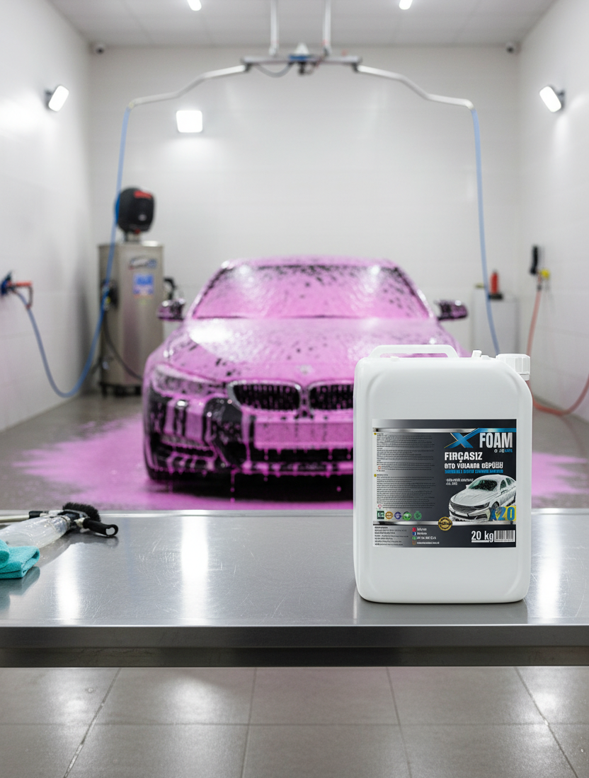 X-FOAM X20 Pink Fırçasız Cilalı Oto Köpüğü 20 Lt Pembe Köpük